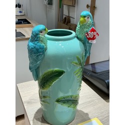 Vase décoratifs J-Line tropical perroquets
