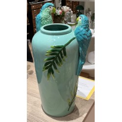 Vase décoratifs J-Line tropical perroquets