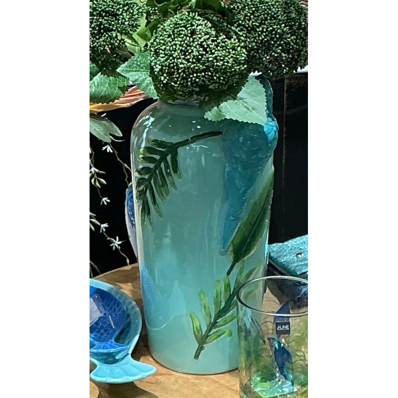 Vase décoratifs J-Line tropical perroquets
