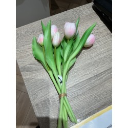 Bouquet tulipes artificiel rose J-Line