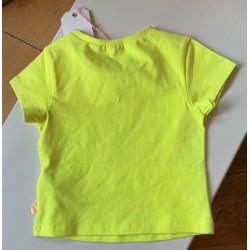 T-shirt Billieblush jaune fluo - 3 ans