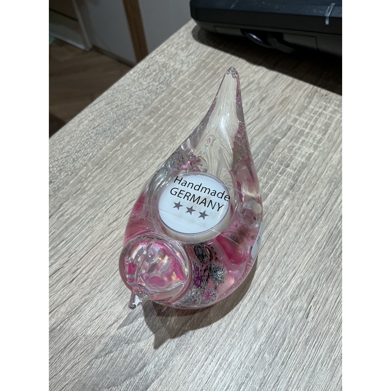 Bougeoir artisanal en verre soufflé en forme d’oiseau – Dreamlight