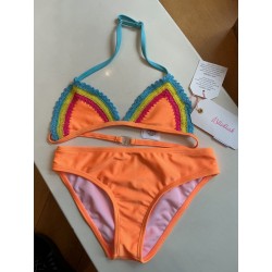 Maillot fille orange Billieblush - 8 ans