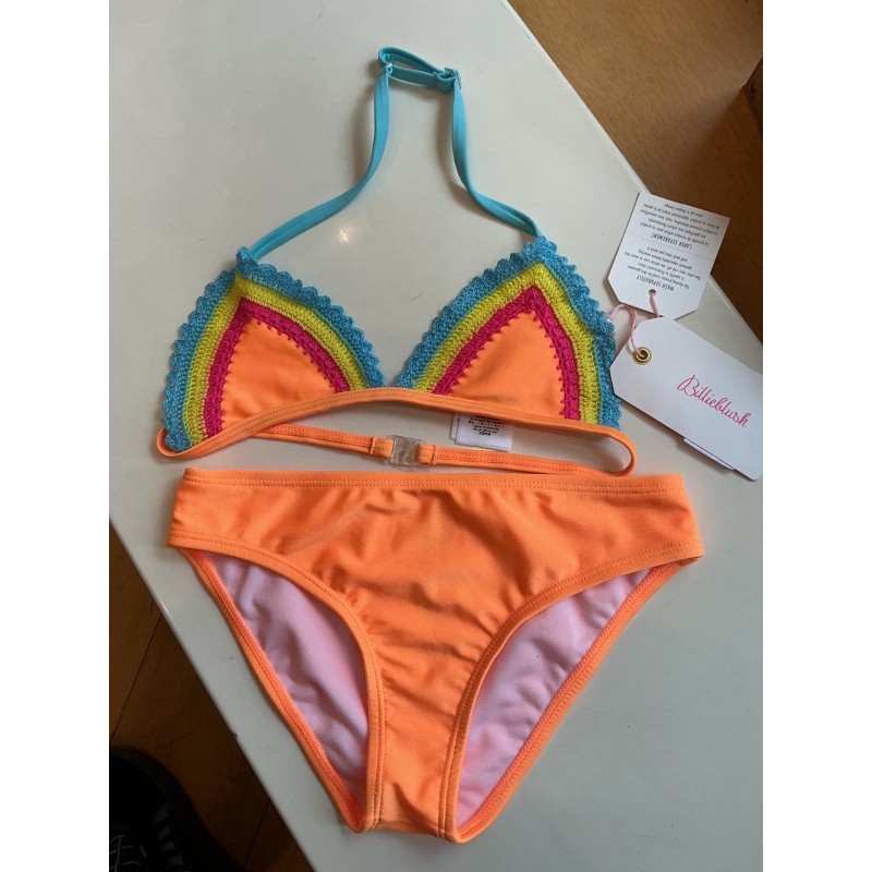 Maillot fille orange Billieblush - 8 ans
