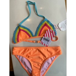 Maillot fille orange Billieblush - 8 ans