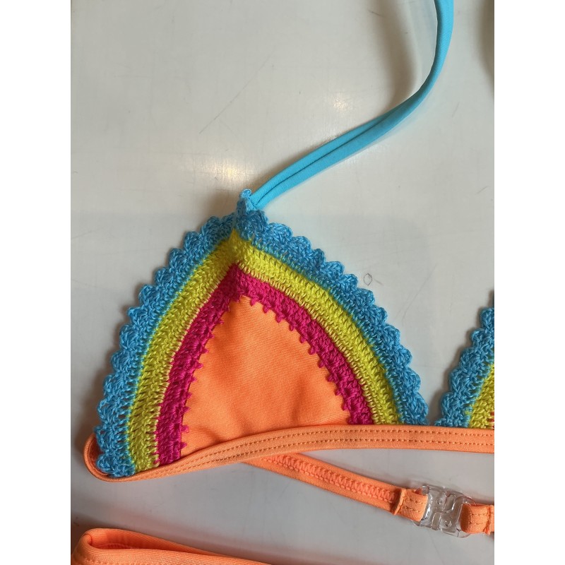 Maillot fille orange Billieblush - 8 ans