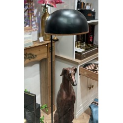 Lampe sur pied design J-Line noir et doré