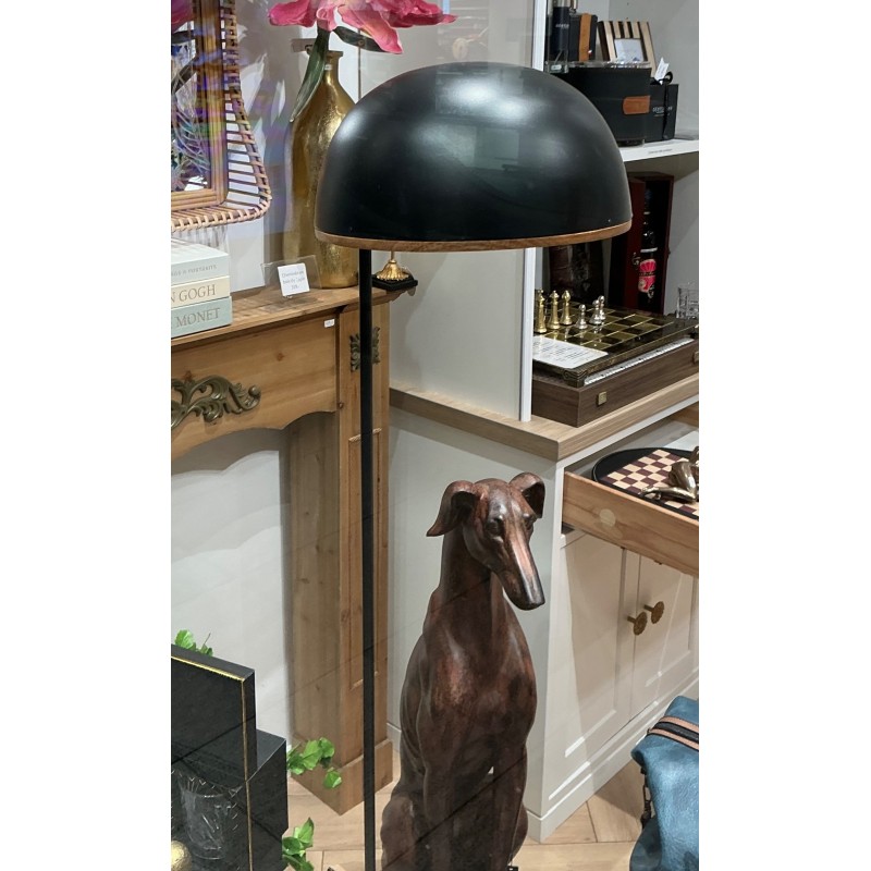 Lampe sur pied design J-Line noir et doré