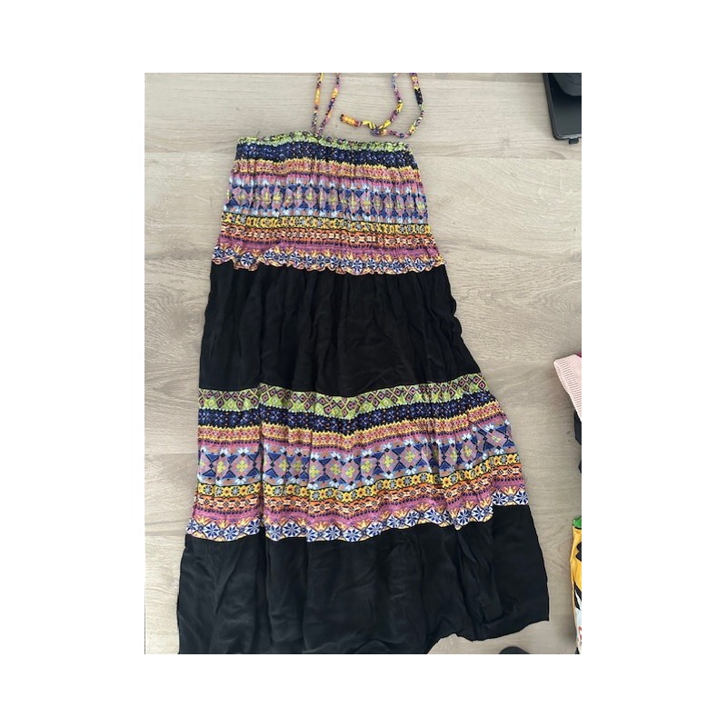 Robe été bohème/ethnique noir