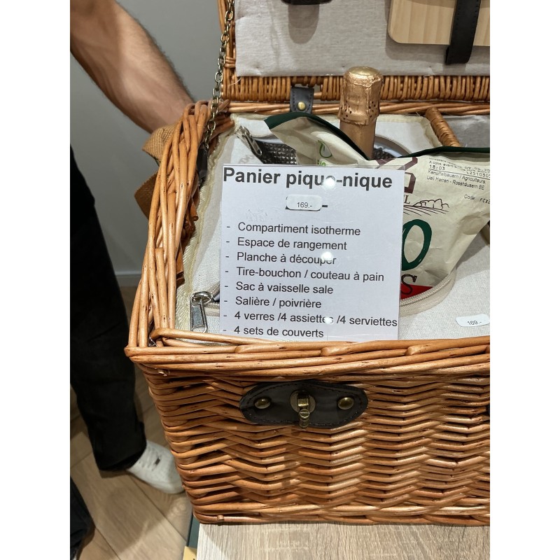 Panier pique nique chic - Les Jardins de la Comtesse