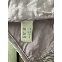 Top en soie mauve Mango