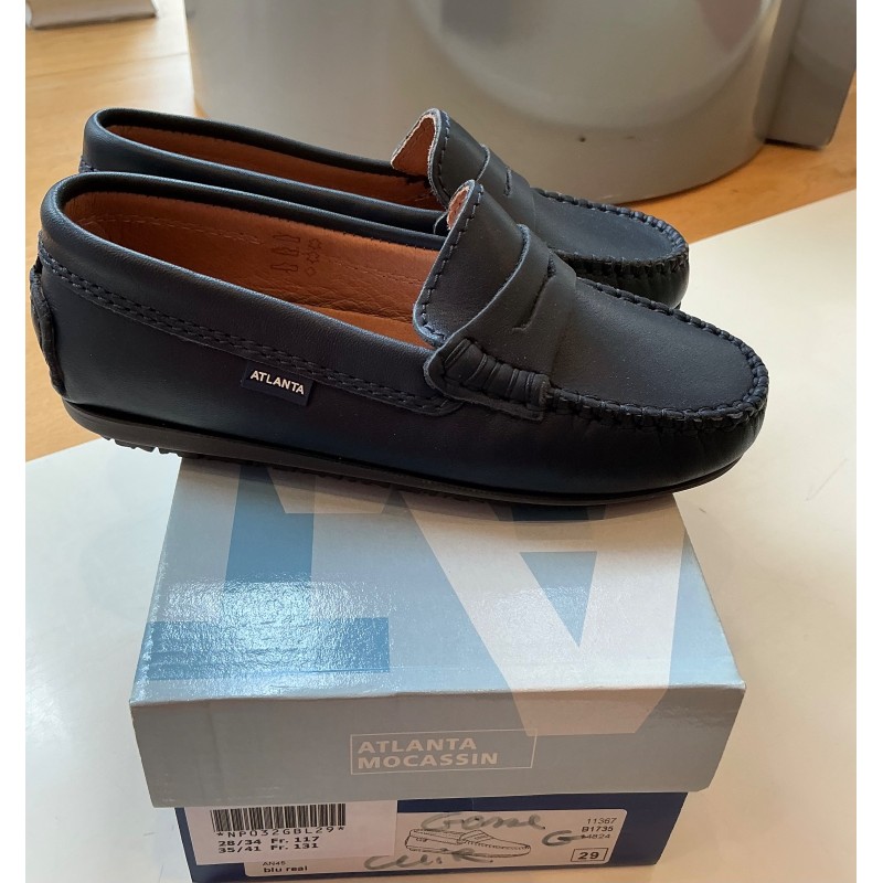 Mocassins bleu marine