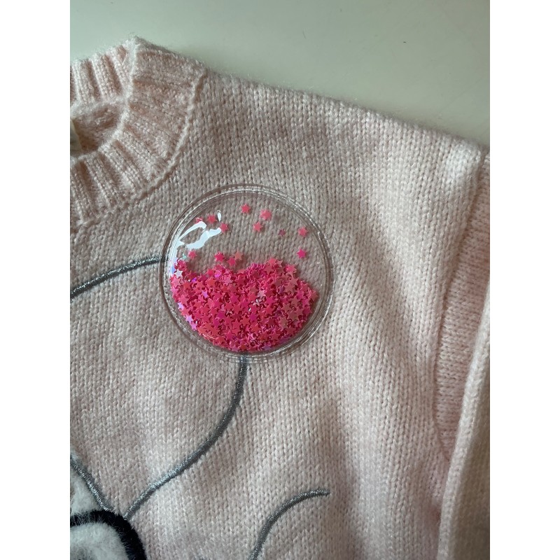 Pull fille rose Billieblush - 2 ans