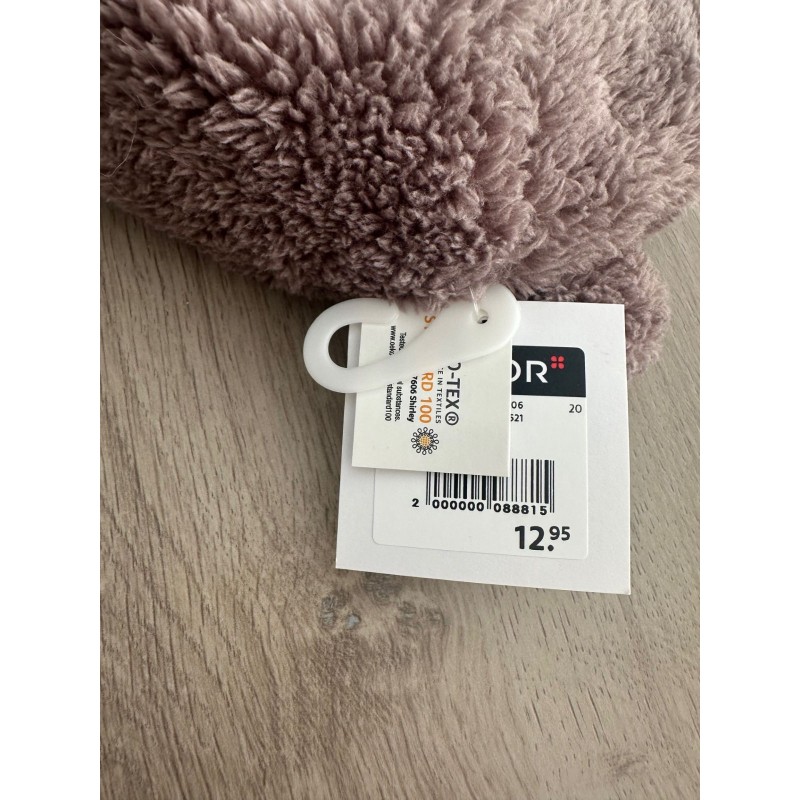 Bonnet bébé hiver peluche ourson