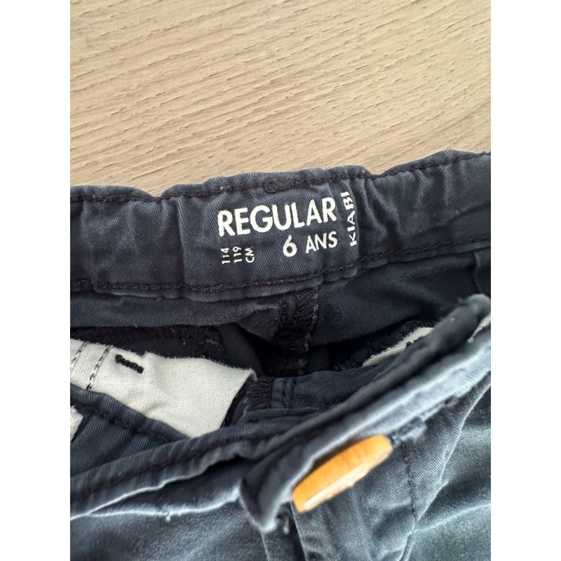 Pantalon garçon bleu marine Kiabi