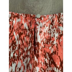 Blouse femme multicolore corail