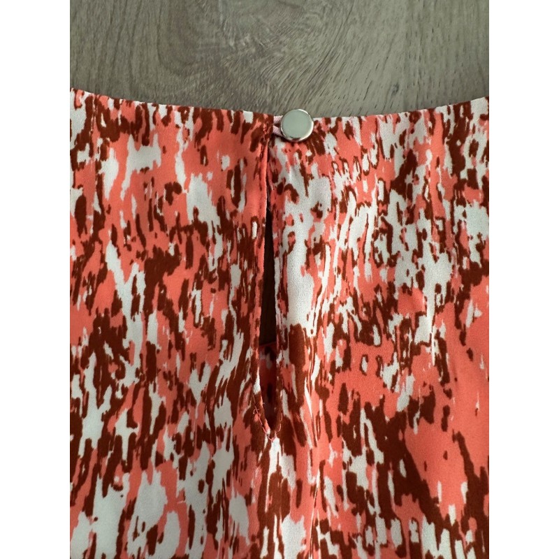Blouse femme multicolore corail