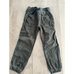 Pantalon chaud garçon kaki