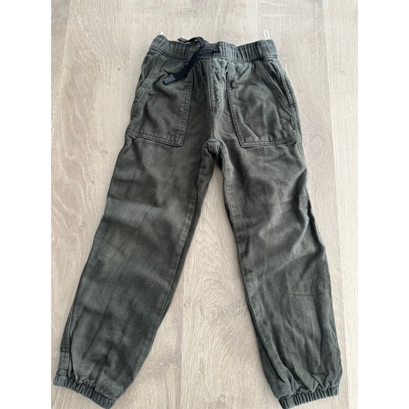 Pantalon chaud garçon kaki