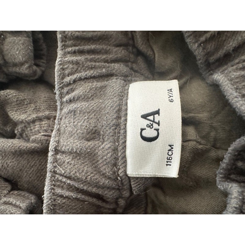 Pantalon chaud garçon kaki