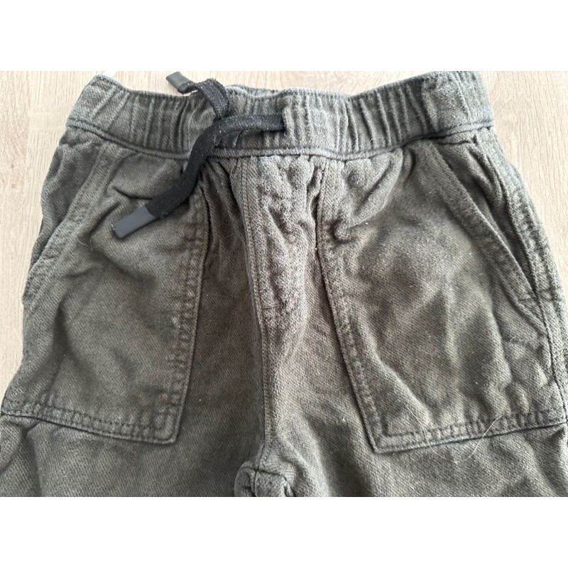 Pantalon chaud garçon kaki