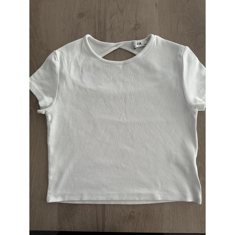 Lot de 3 tops fille C&A côtelés - 13 ans