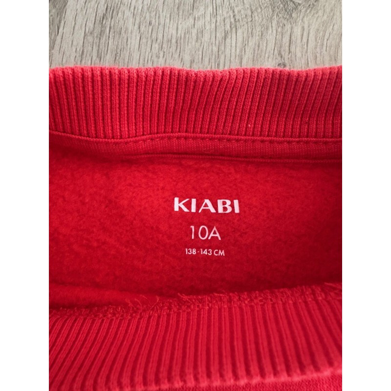 Sweat rouge fille Kiabi 10 ans