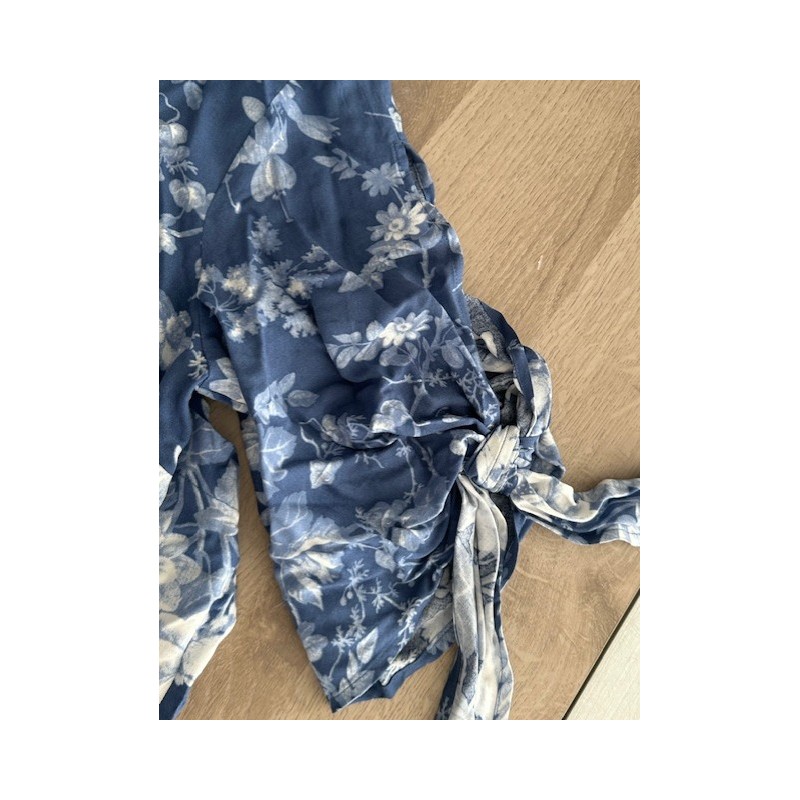 Tunique fluide H&M bleue à motif floral