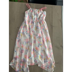 Robe fille fleurie été 7 ans