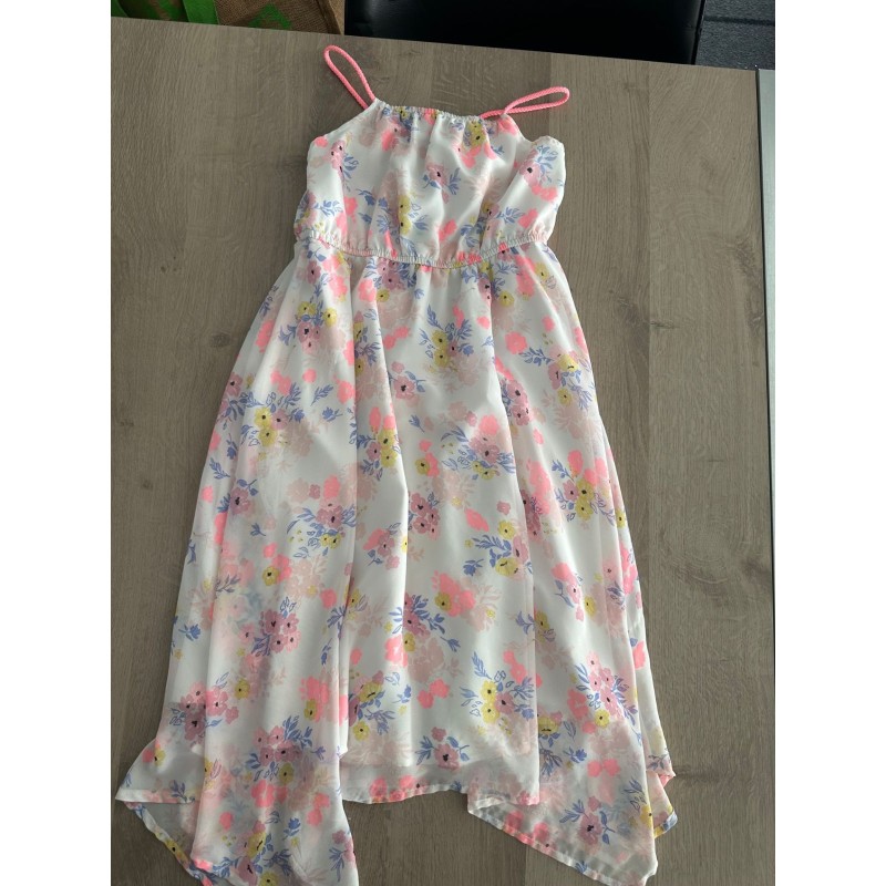 Robe fille fleurie été 7 ans