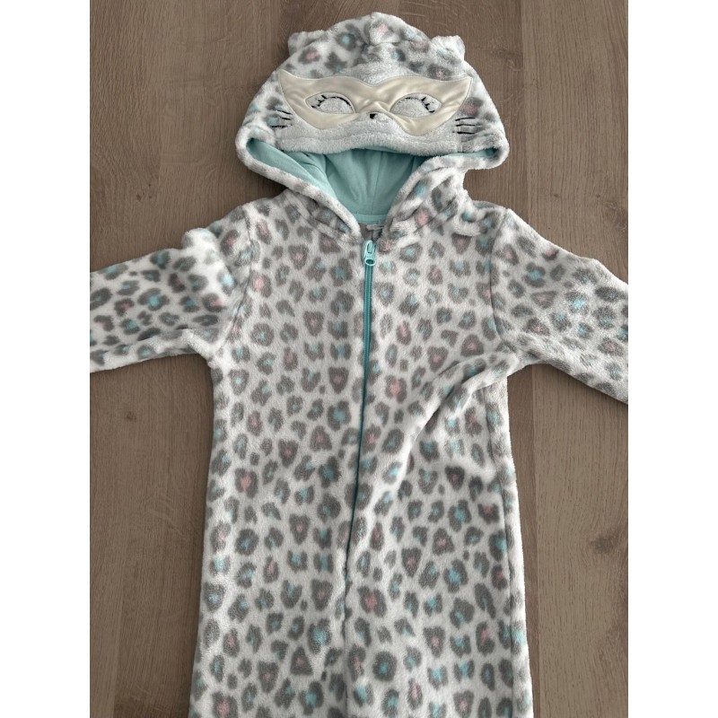 Pyjama polaire chat fille - combinaison douce