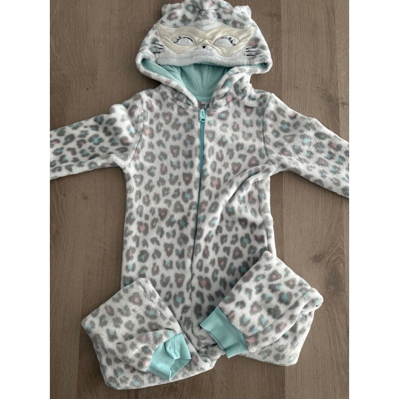 Pyjama polaire chat fille - combinaison douce