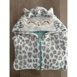 Pyjama polaire chat fille - combinaison douce