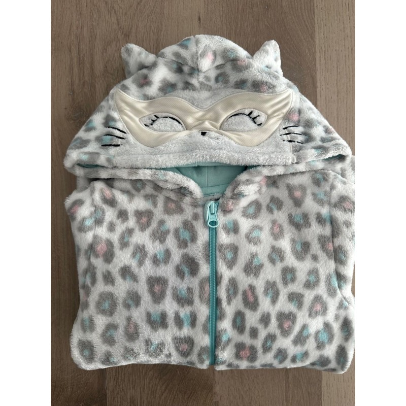 Pyjama polaire chat fille - combinaison douce