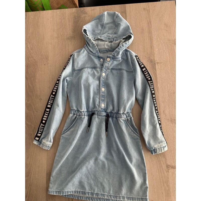 Robe fille style jean denim