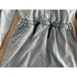 Robe fille style jean denim