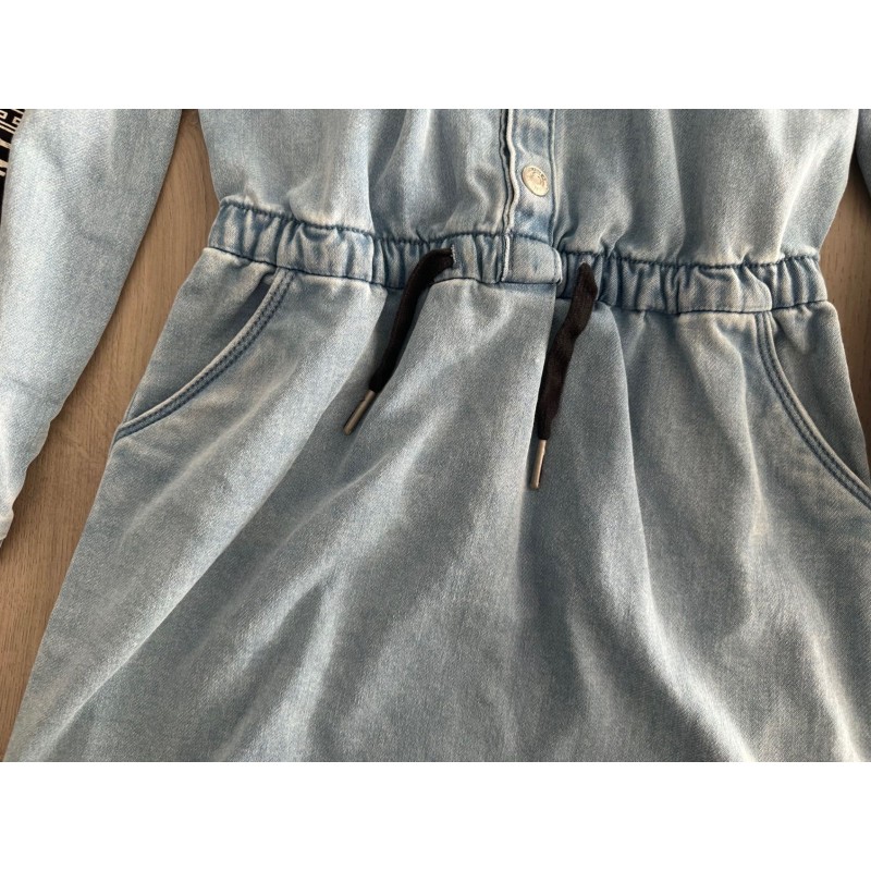 Robe fille style jean denim