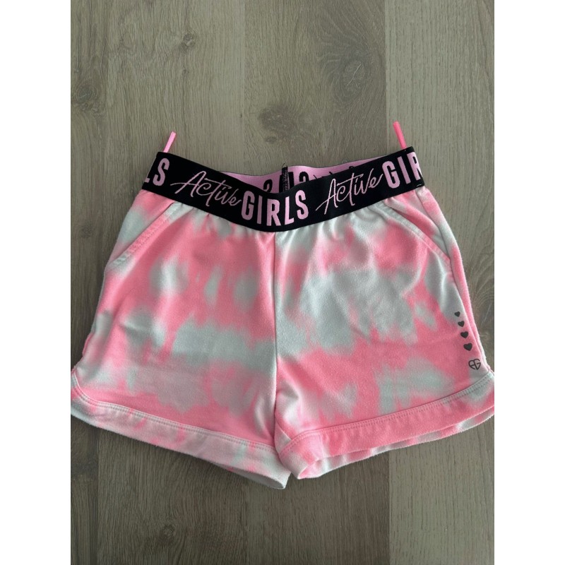 Short fille sport rose