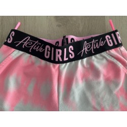 Short fille sport rose