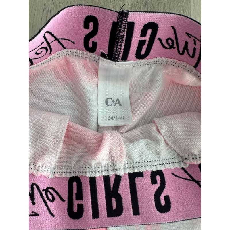 Short fille sport rose