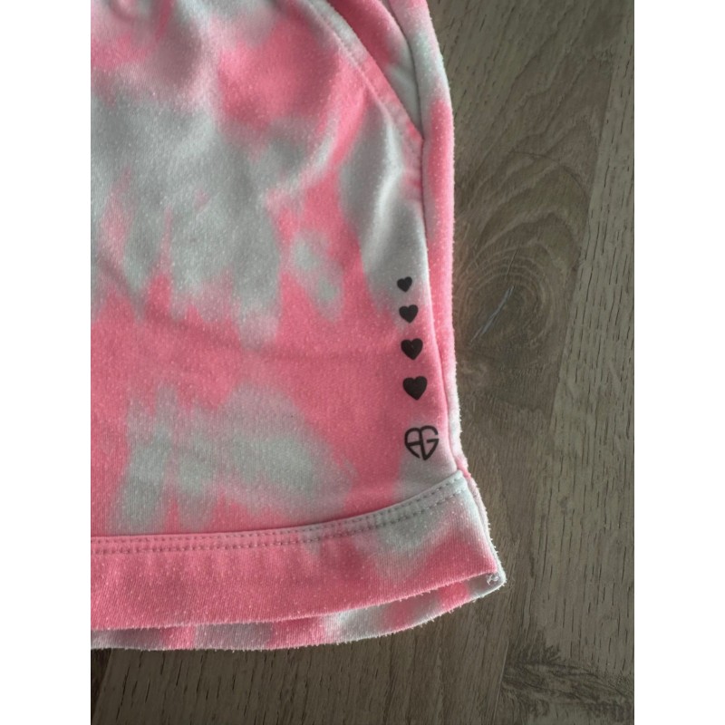 Short fille sport rose