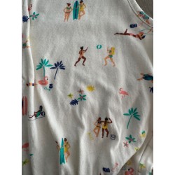 Combi-short fille pour l'été.