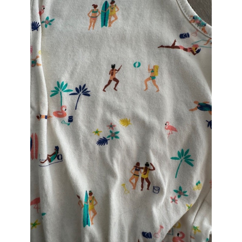 Combi-short fille pour l'été.