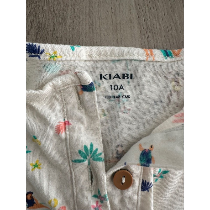 Combi-short fille pour l'été.