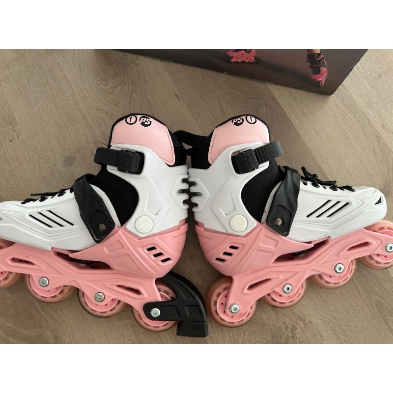 Roller enfant Powerslide Rose et blanc