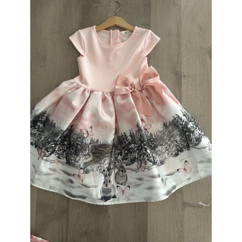 Robe fille élégante H&M Rose