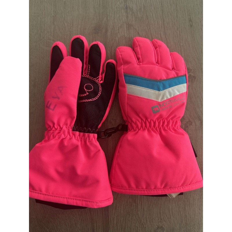 Gants de ski enfant rose
