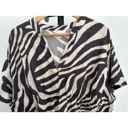Robe grossesse H&M MAMA motif zebré