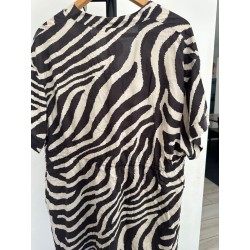 Robe grossesse H&M MAMA motif zebré