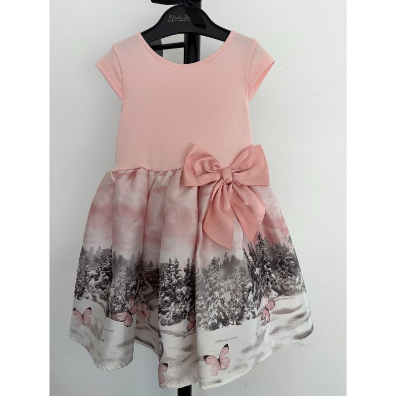 Robe fille élégante H&M rose